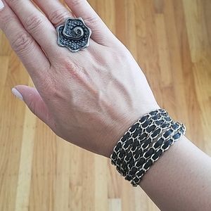 New Black Wrap Bracelet